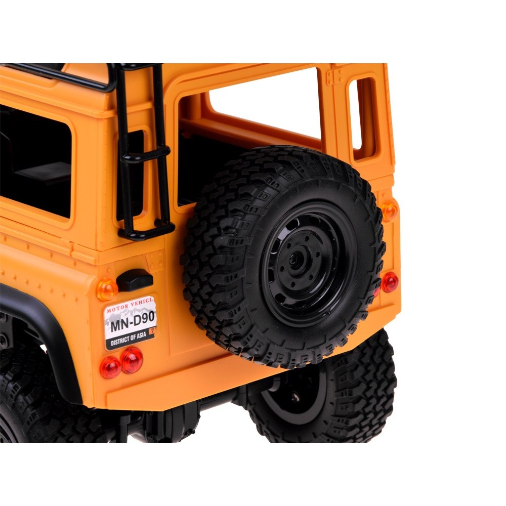 JOKO RC Auto LAND ROVER Defender 90 4x4, na diaľkové ovládanie, oranžové
