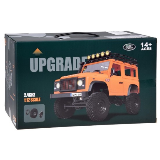 JOKO RC Auto LAND ROVER Defender 90 4x4, na diaľkové ovládanie, oranžové