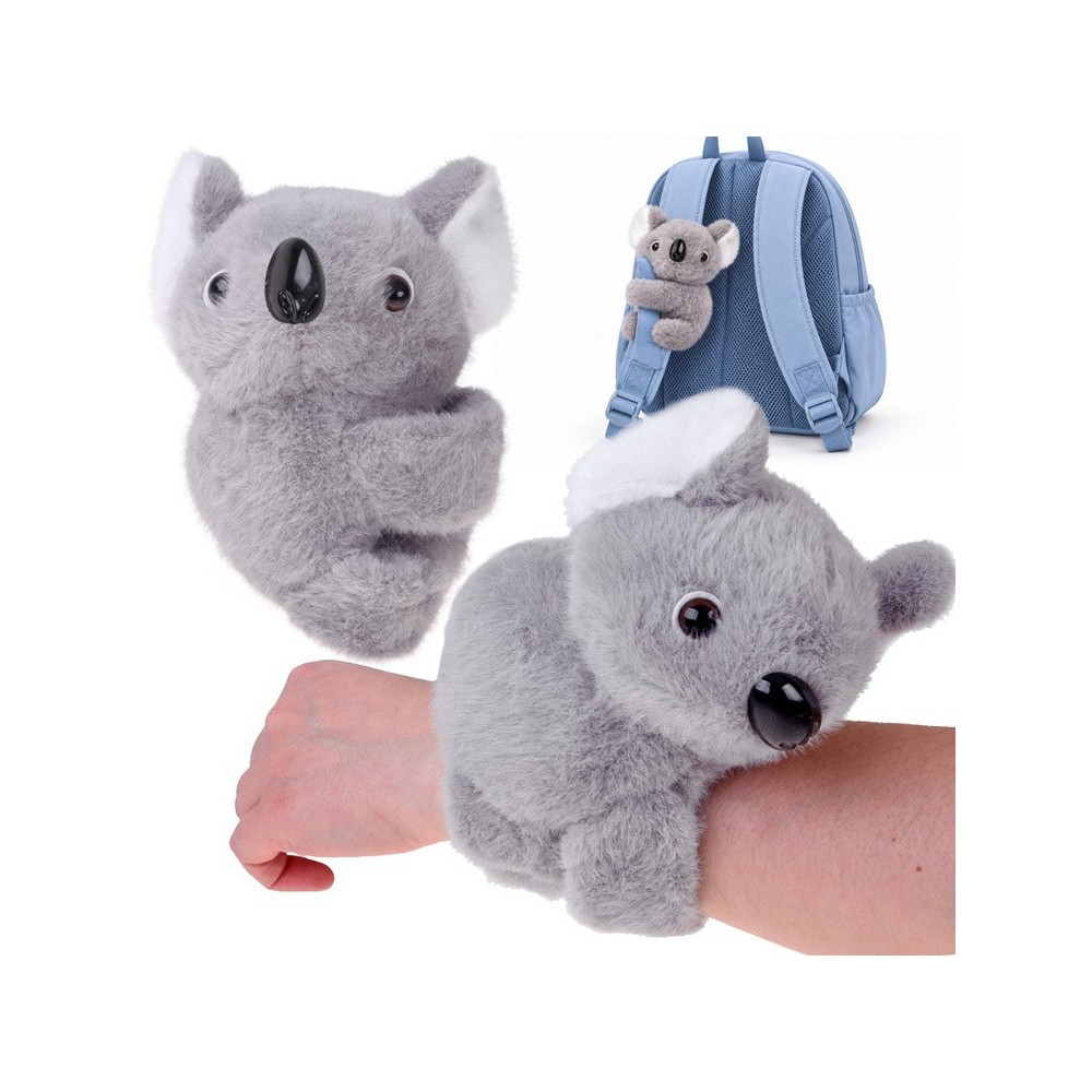 JOKO Plyšová Hračka Koala, flexibilná, na ruku, na batoh