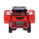 JOKO RC Kovové Auto Mercedes Brabus G800 G Class s Dymom na diaľkové ovládanie, Led svetlo, otváracie dvere, červené