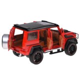 JOKO RC Kovové Auto Mercedes Brabus G800 G Class s Dymom na diaľkové ovládanie, Led svetlo, otváracie dvere, červené