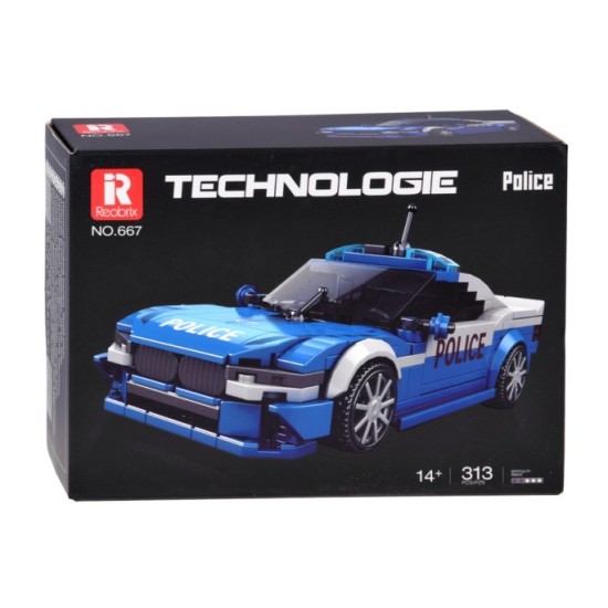Building Blocks Police Sports Car 313 Pieces ZA6630