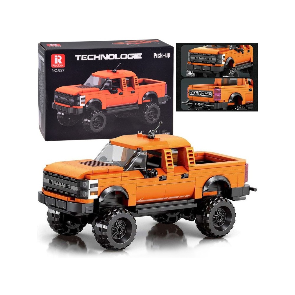 JOKO Technická Stavebnica Auto Pick Up Off-Road 423ks, oranžové