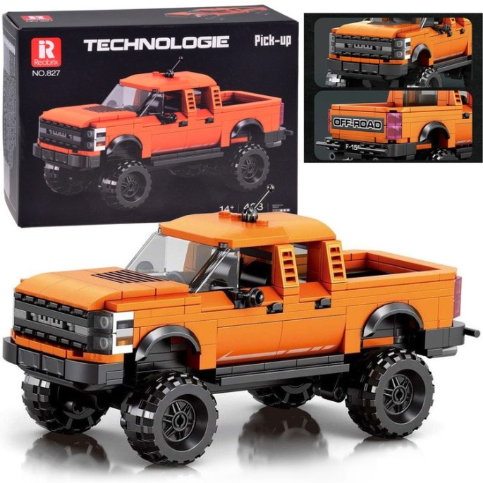 JOKO Technická Stavebnica Auto Pick Up Off-Road 423ks, oranžové