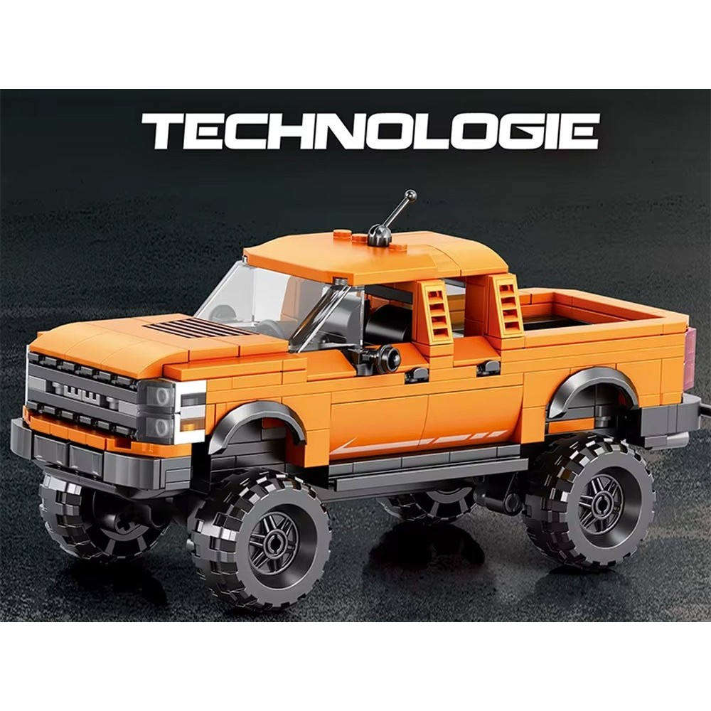 JOKO Technická Stavebnica Auto Pick Up Off-Road 423ks, oranžové
