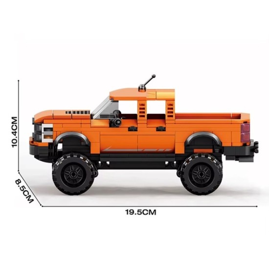 JOKO Technická Stavebnica Auto Pick Up Off-Road 423ks, oranžové