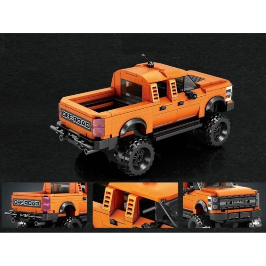 JOKO Technická Stavebnica Auto Pick Up Off-Road 423ks, oranžové
