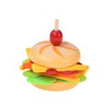 JOKO Drevená 3D sada Urob si Sám Hamburger, Sendvič 27ks