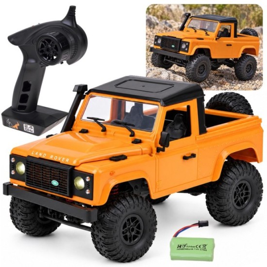 JOKO RC Auto LAND ROVER Defender 90 4x4 1:12, na diaľkové ovládanie, oranžové