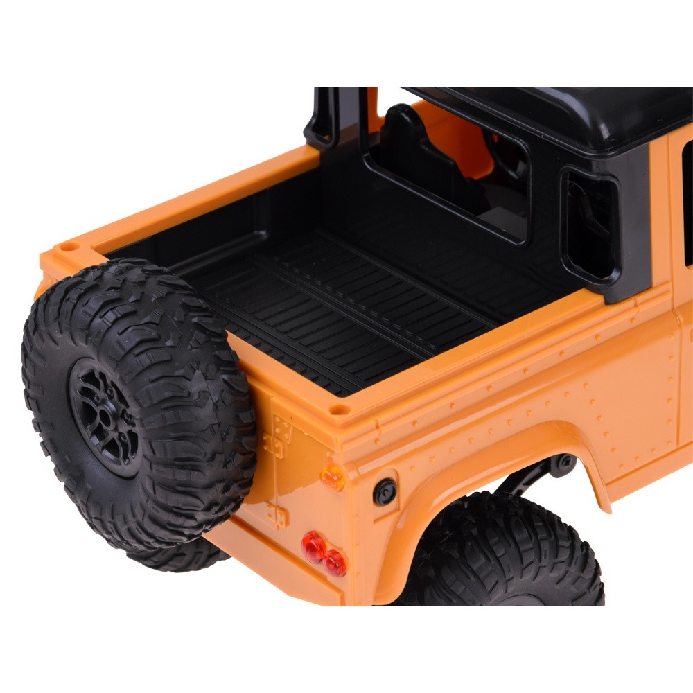 JOKO RC Auto LAND ROVER Defender 90 4x4 1:12, na diaľkové ovládanie, oranžové