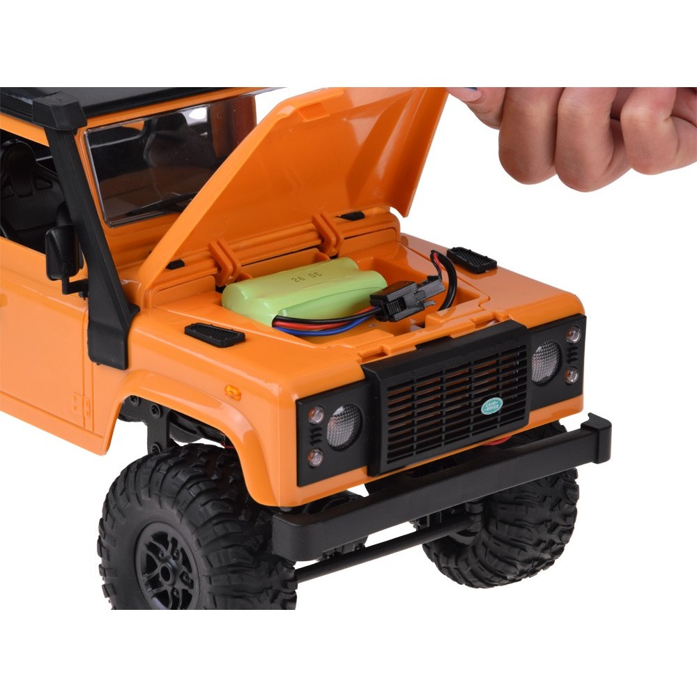JOKO RC Auto LAND ROVER Defender 90 4x4 1:12, na diaľkové ovládanie, oranžové
