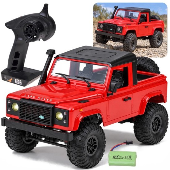 JOKO RC Auto LAND ROVER Defender 90 4x4 1:12, na diaľkové ovládanie, červené