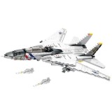 Reobrix Technická Stavebnica Stíhačka F-14 Tomcat 1443ks, Americká Nadzvuková Stíhačka