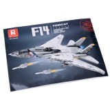 Reobrix Technická Stavebnica Stíhačka F-14 Tomcat 1443ks, Americká Nadzvuková Stíhačka