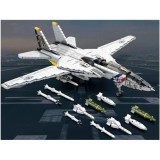 Reobrix Technická Stavebnica Stíhačka F-14 Tomcat 1443ks, Americká Nadzvuková Stíhačka
