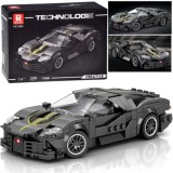 Reobrix Technická Stavebnica Auto Sports BLACK LUXURY hypercar 298ks