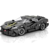 Reobrix Technická Stavebnica Auto Sports BLACK LUXURY hypercar 298ks
