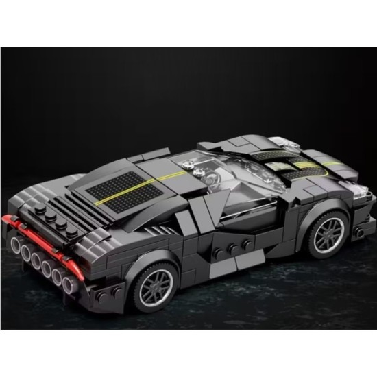 Reobrix Technická Stavebnica Auto Sports BLACK LUXURY hypercar 298ks