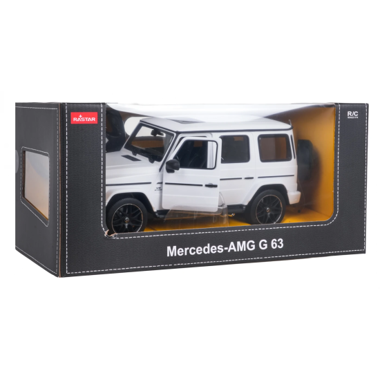 Rastar RC Auto Mercedes AMG G63 na diaľkové ovládanie, biele