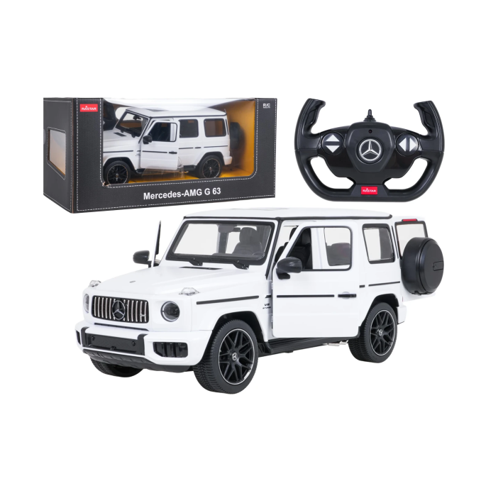 Rastar RC Auto Mercedes AMG G63 na diaľkové ovládanie, biele