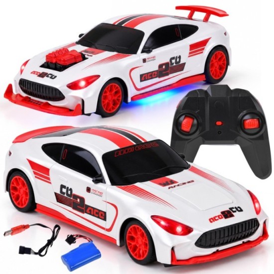 JOKO RC Auto s Transformáciou – zmena vzhľadu športovej karosérie, rýchlosť až 15 km/h, biele