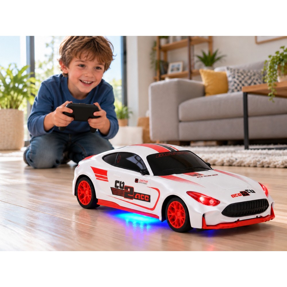 JOKO RC Auto s Transformáciou – zmena vzhľadu športovej karosérie, rýchlosť až 15 km/h, biele