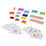 JOKO Drevená Balančná Puzzle Hra s Mačkou, kartičky