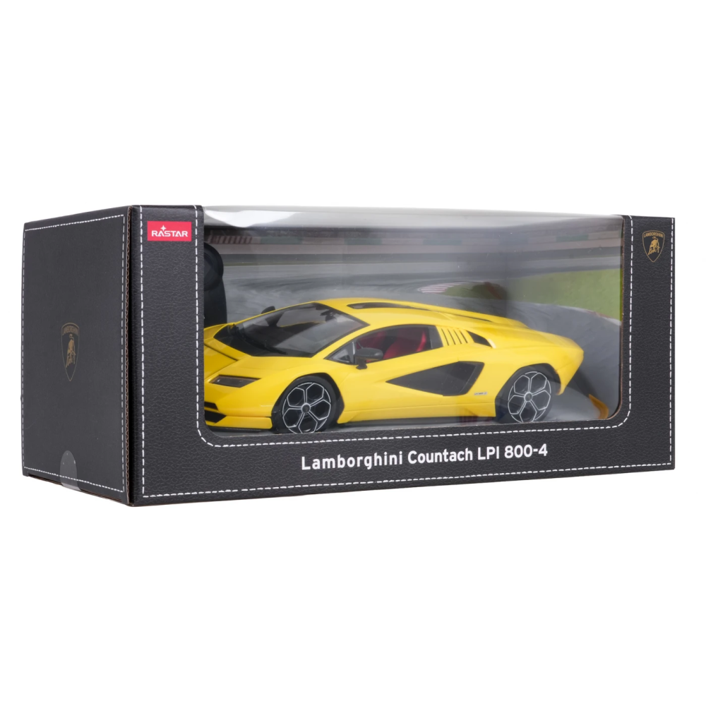 Rastar RC Auto Lamborghini Countach LPI 800-4 na diaľkové ovládanie, žlté