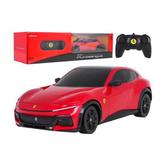 Rastar RC Auto Ferrari Purosangue 1:24 na diaľkové ovládanie, červené