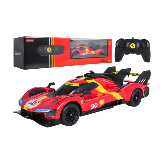 Rastar RC Auto Ferrari 499P 1:24 na diaľkové ovládanie, červené