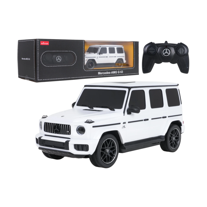Rastar RC Auto Mercedes AMG G63 1:24 na diaľkové ovládanie, biele