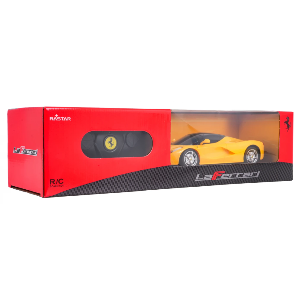 Rastar RC Auto Ferrari LaFerrari 1:24 na diaľkové ovládanie, žlté