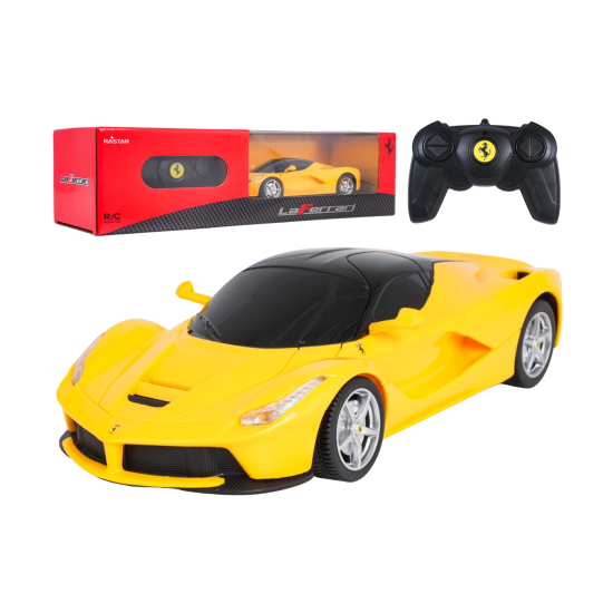 Rastar RC Auto Ferrari LaFerrari 1:24 na diaľkové ovládanie, žlté