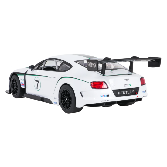 Rastar RC Auto Bentley Continental GT3 na diaľkové ovládanie, biele