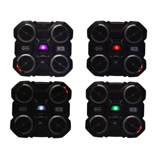 JOKO Hudobný Elektronický Boxerský Terč, Nástenný Hudobný Box so Svetelnými Efektami + Boxerské Rukavice