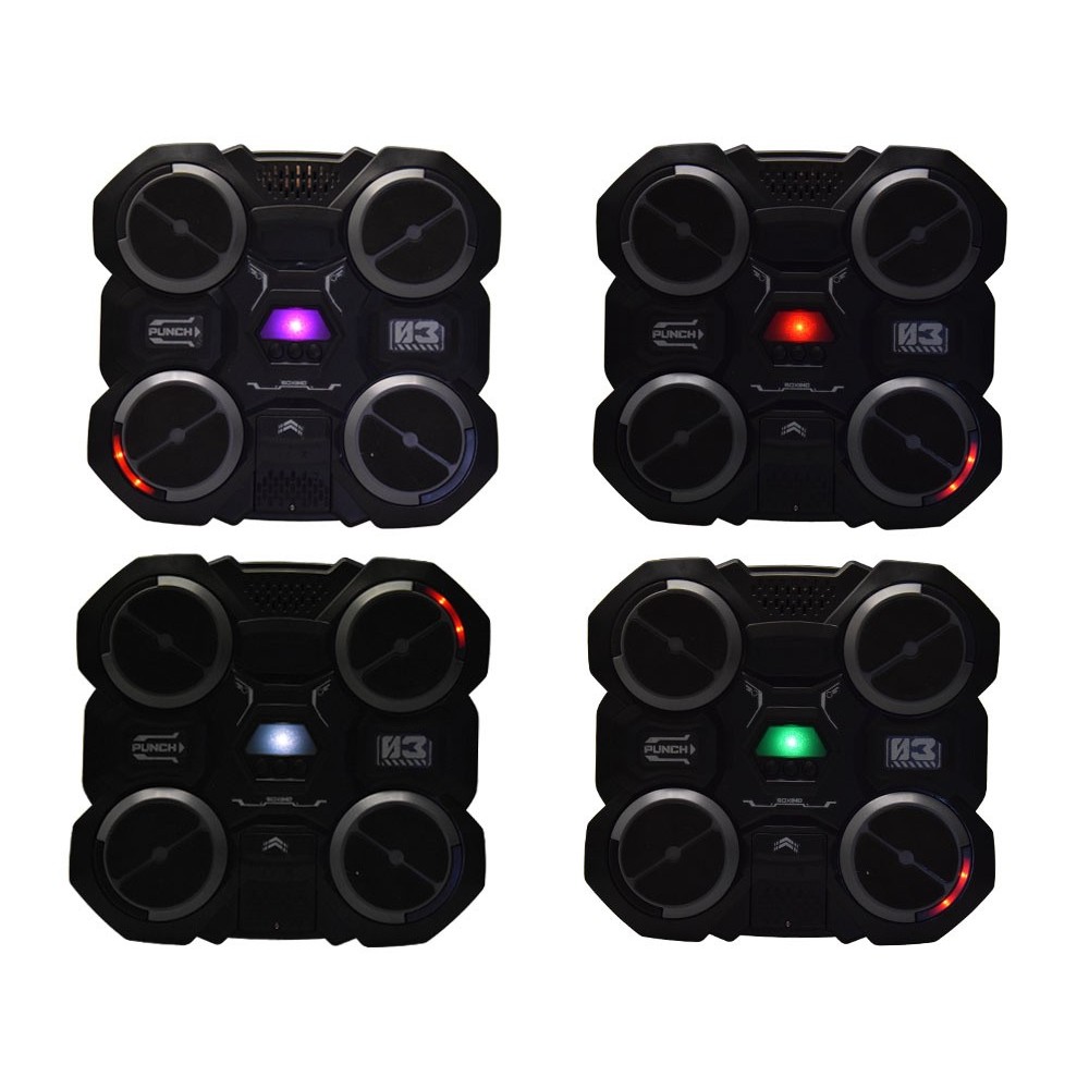 JOKO Hudobný Elektronický Boxerský Terč, Nástenný Hudobný Box so Svetelnými Efektami + Boxerské Rukavice