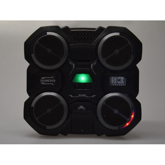 JOKO Hudobný Elektronický Boxerský Terč, Nástenný Hudobný Box so Svetelnými Efektami + Boxerské Rukavice