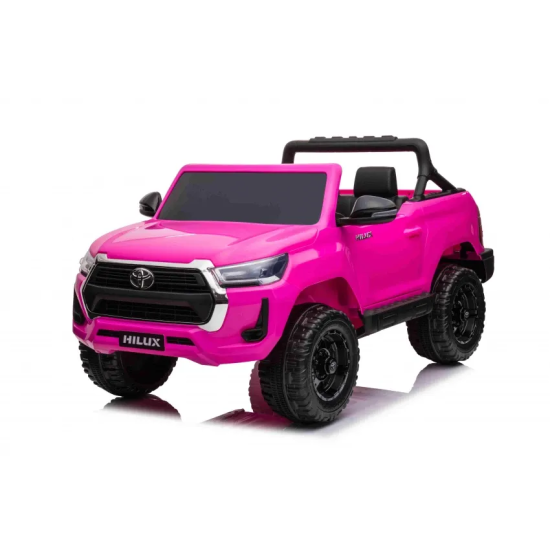 JOKO Elektrické autíčko TOYOTA Hillux 4x4, kožené sedadlo, penové kolesá, FM rádio, ružové