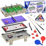 JOKO Multifunkčný Sôl 4v1, Stolný Futbal, Ping pong, Biliard, Air Hokej