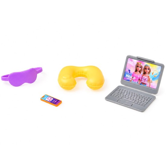 Anlily Sada Bábiky Pyžamová Párty, notebook, vankúš