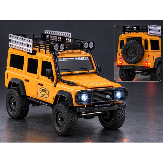 JOKO RC Auto Land Rover Off Road 110 4x4 na diaľkové ovládanie, so svetlom, oranžové