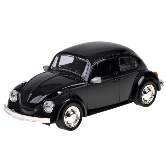 JOKO RC Auto Chrobák Beetle Retro veterán 1:16 so svetlom, na diaľkové ovládanie, čierne