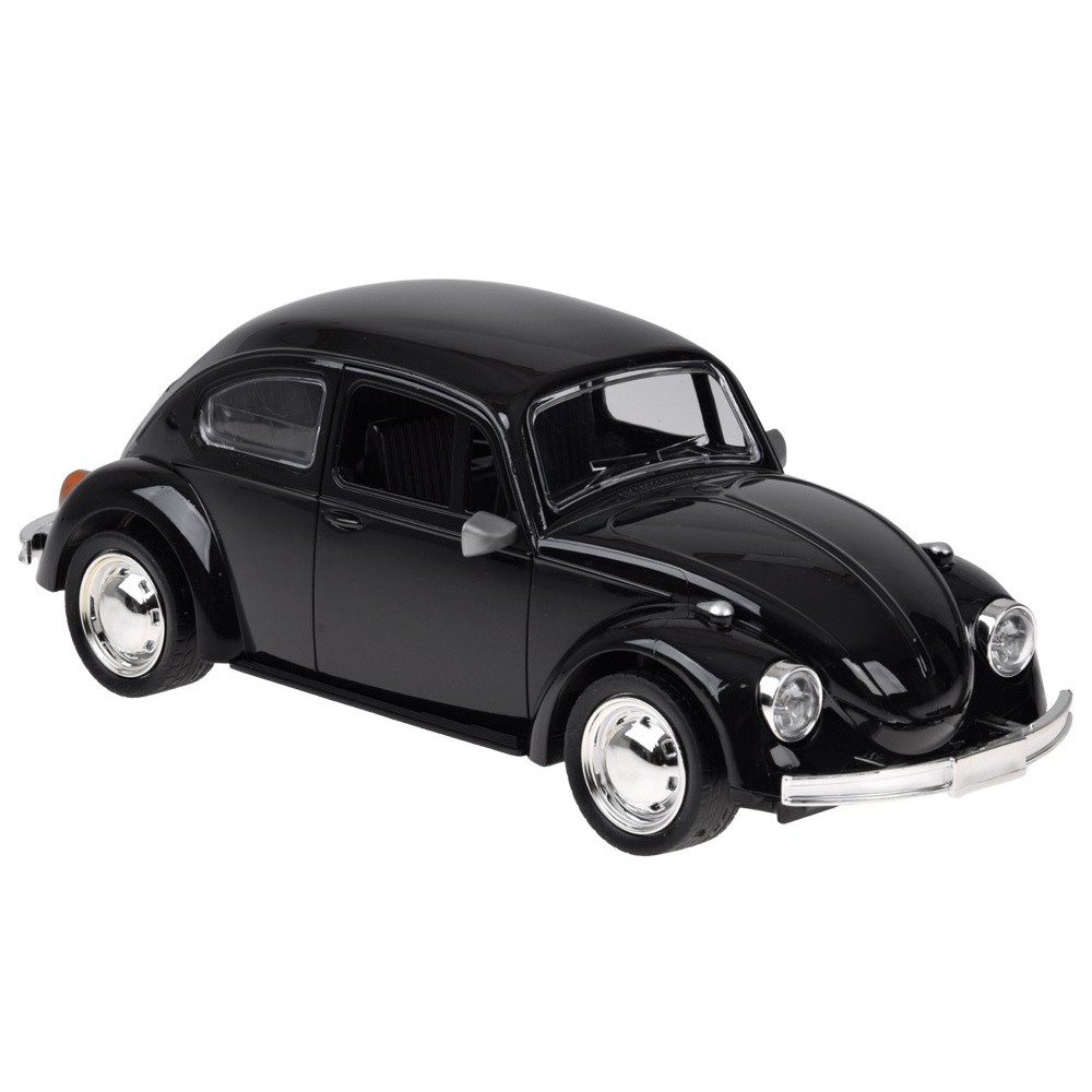 JOKO RC Auto Chrobák Beetle Retro veterán 1:16 so svetlom, na diaľkové ovládanie, čierne