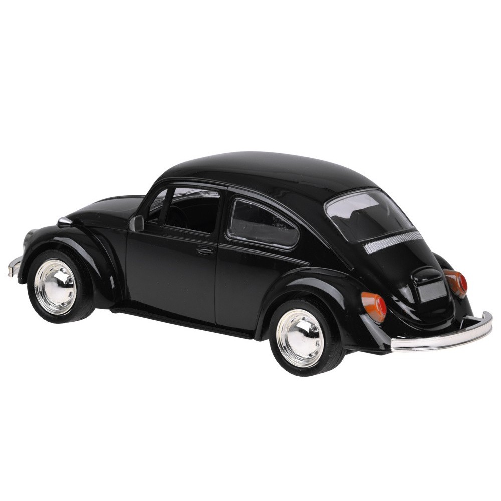 JOKO RC Auto Chrobák Beetle Retro veterán 1:16 so svetlom, na diaľkové ovládanie, čierne