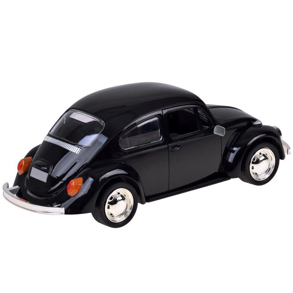 JOKO RC Auto Chrobák Beetle Retro veterán 1:16 so svetlom, na diaľkové ovládanie, čierne
