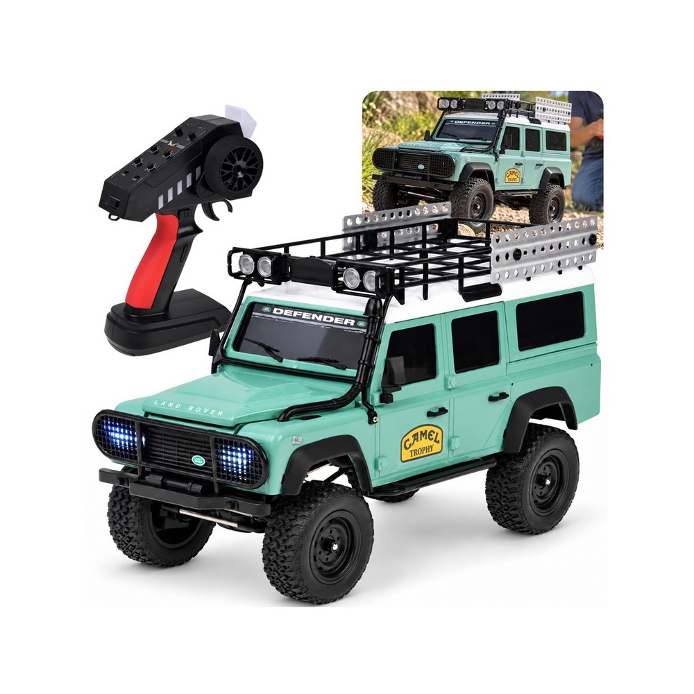 Remote-Controlled Land Rover Defender Off-Road 4WD Car RC0762