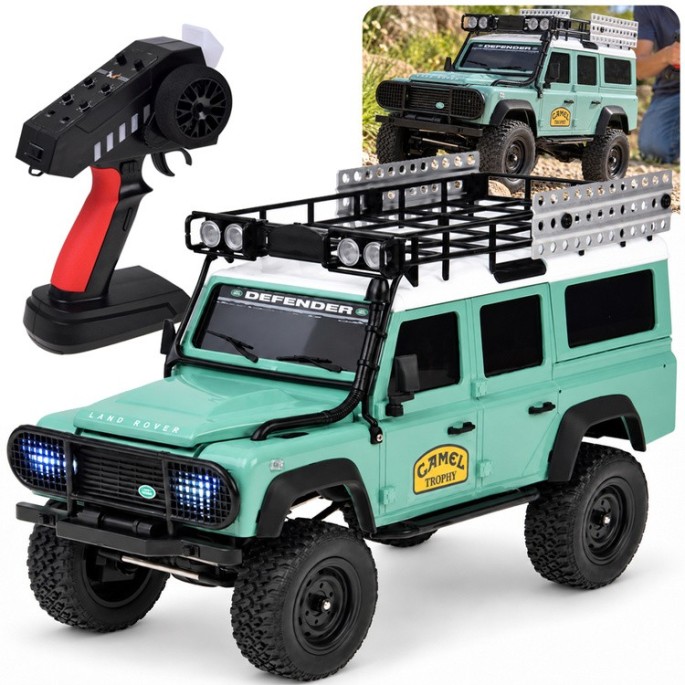 Remote-Controlled Land Rover Defender Off-Road 4WD Car RC0762