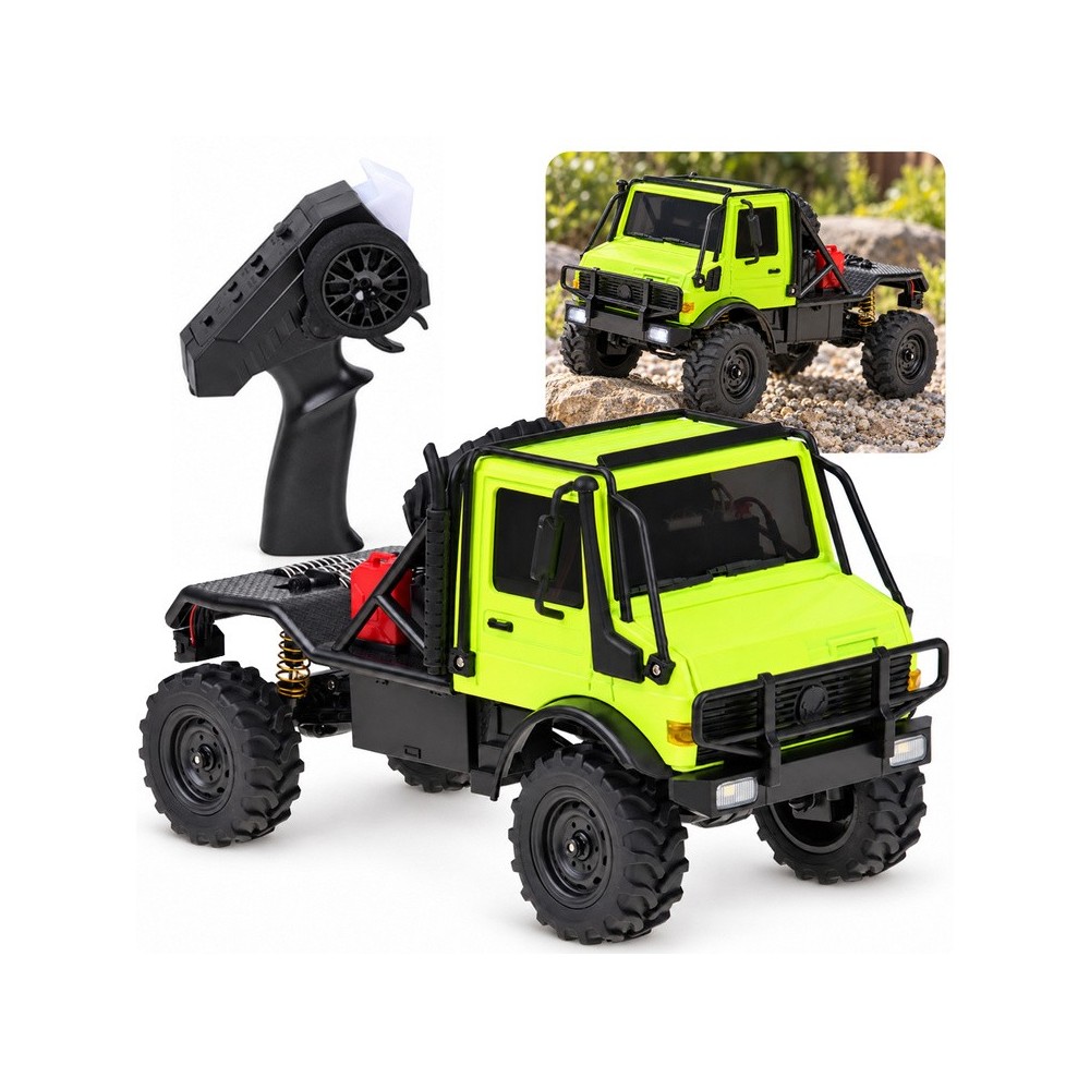 JOKO RC Terénne Auto U4000 MN-333 4x4 na diaľkové ovládanie, s LED svetlom, zelené