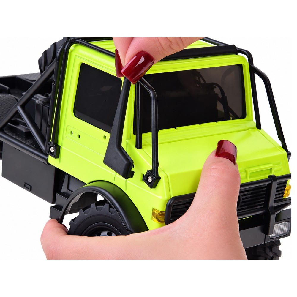 JOKO RC Terénne Auto U4000 MN-333 4x4 na diaľkové ovládanie, s LED svetlom, zelené
