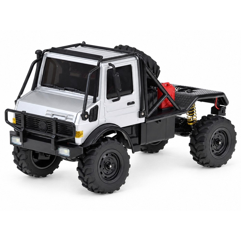 JOKO RC Terénne Auto U4000 MN-333 4x4 na diaľkové ovládanie, s LED svetlom, strieborné